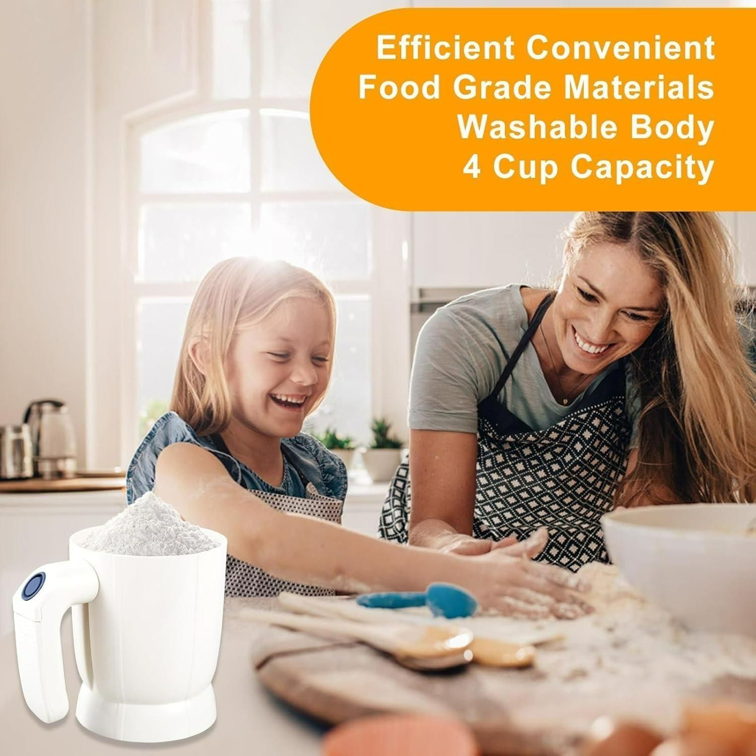 Battery Operated Electric Flour Sifter